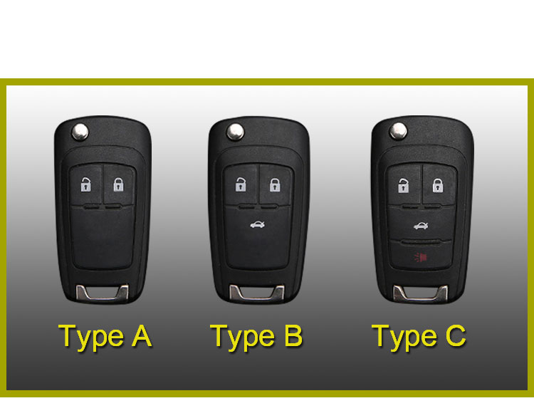 Chevrolet silicone car key cover 