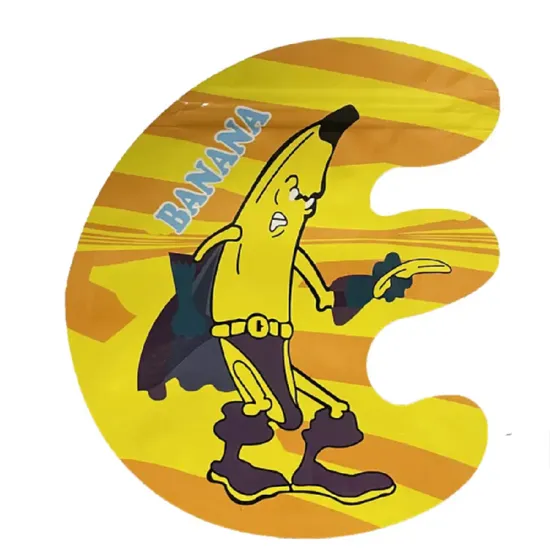 Childproof Die Cut Irregular Special Shape Mylar Bag