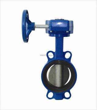 carbon steel gear and handle operated butterfly valve