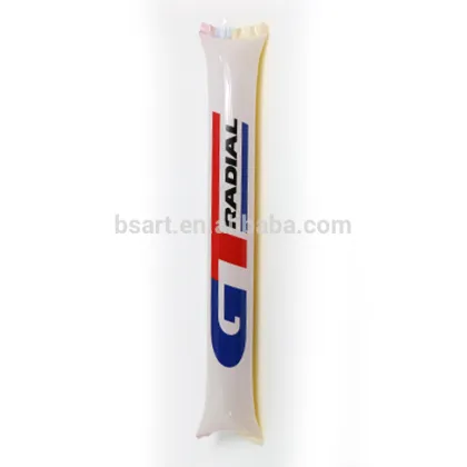 Inflatable PE led cheering bangbang air thunder noise stick / pom pom