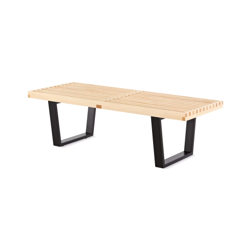 Nelson Style Natural Wood Garden Outdoor Bench
