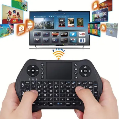 Wireless Gaming Keyboard and Mouse Combo: Computer MT10 Fly Mini Air Mouse and Keyboard