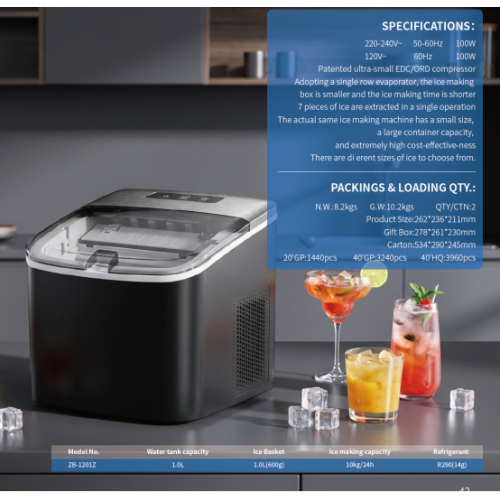 Flip Top Ice Maker