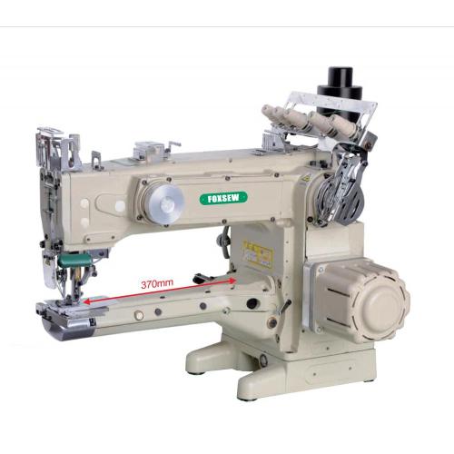 Machine à coudre à grande vitesse et interverrouillage à lit cylindrique avec coupe-herbe automatique