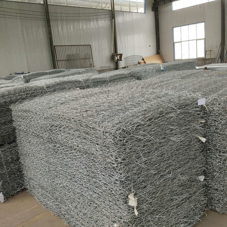 factory PVC coated Galvanized steel wire mesh gabion basket
