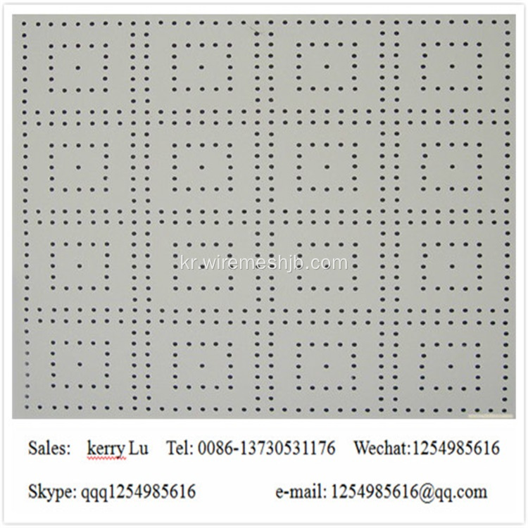 천공 된 알루미늄 플레이트 메쉬