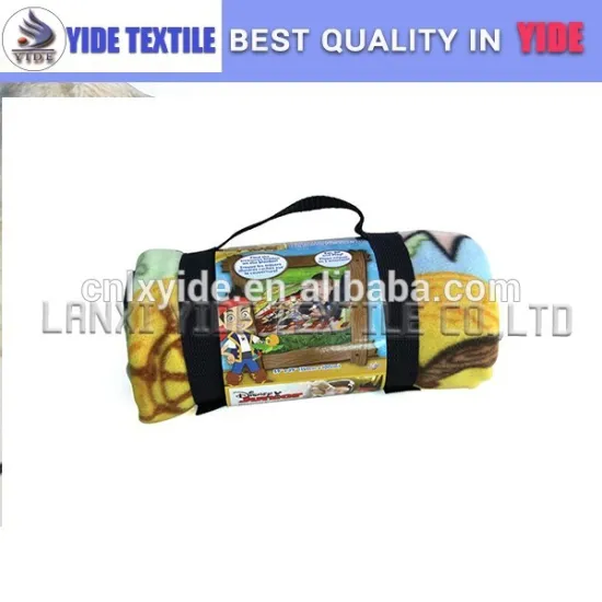 Chinese factory cheap personalized printing baby plush blankets kids blanket