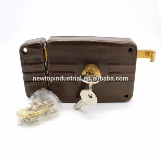 Door lock rim door lock with brass cylinder double open level lock