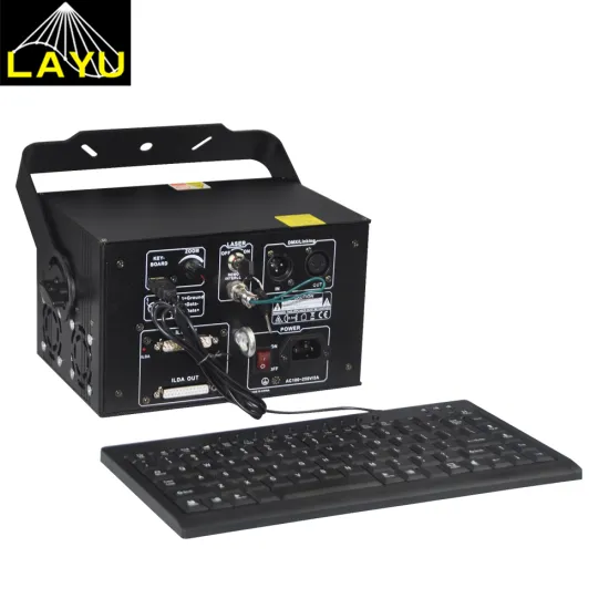 1W RGB Text Laser Projector with Keyboard: The Hot Sell Item for Disco, Birthday Parties, and Stage Lighting