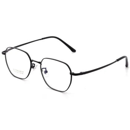 Retro Art Ultralight Half Titanium Myopia Glasses