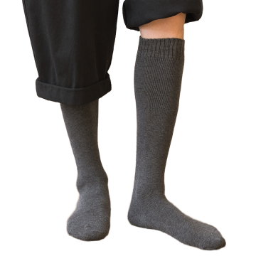 Nylon Warm Dikke dikke Terry Sokken - High -Kalf Long Tube Breathable Winterkousen met kleurrijk ontwerp en logo