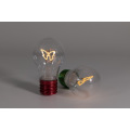 Butterfly LED filament light bulb rechargeable
