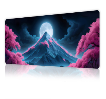 Hot Selling Customizable XL Anti-Slip Nature Rubber and Neoprene Landscape Mouse Pad with Vibrant Colors
