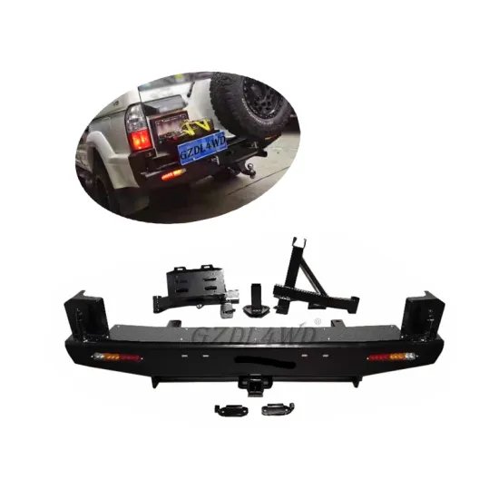 4x4 Steel Rear Bumper for Land Cruiser LC90 - GZDL4WD Back Bull Bar Rolled Steel Bumper