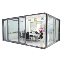 Aluminium Corner Lift and Slide Doors for Office