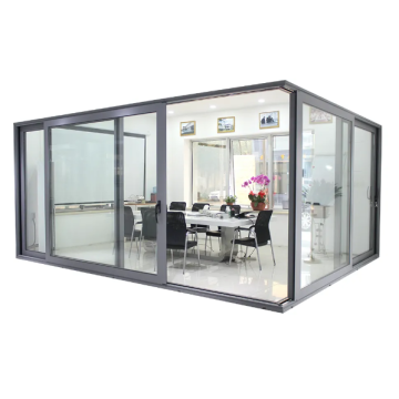 Aluminium Corner Lift and Slide Doors for Office