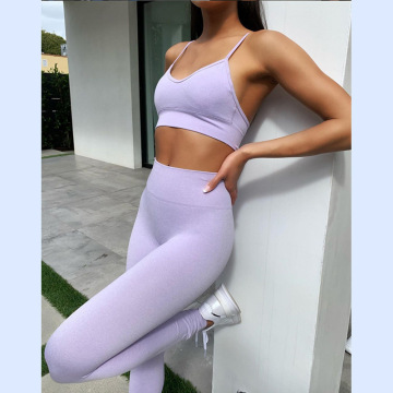 Workout Leggings Seamless Yoga Set