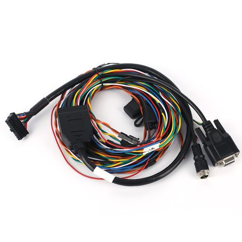 Anpassende elektrische Anschlüsse und Gurte des Automobils