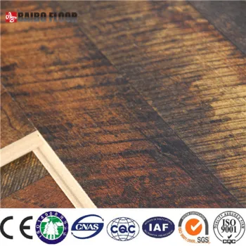 Waxed HDF non slip laminated flooring