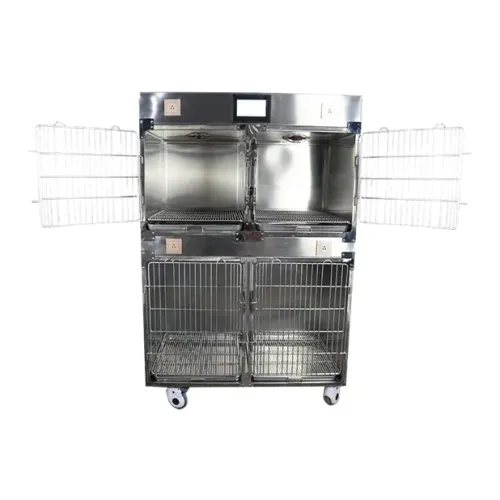 Veterinary Inpatient Oxygen Chamber with Infrared Therapy for Luxury Pet Care