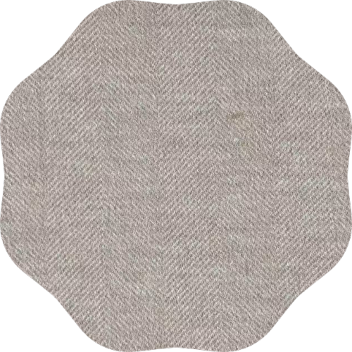 Tessuto miscela poliestere con pulizia con ago