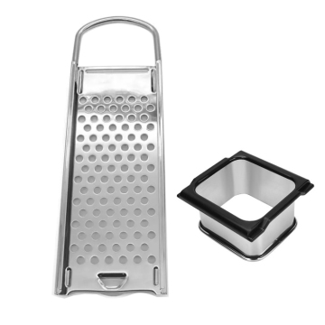 Stainless Steel Spaetzle Maker Slicer Grater with Dough Slide Noodle Planer Sieve Press Scraper Slicer