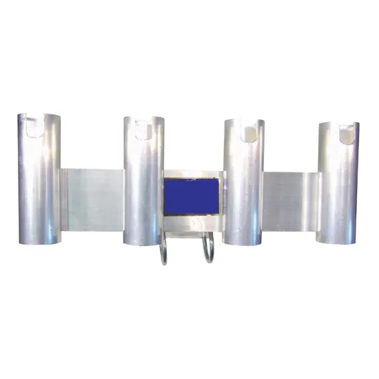 Aluminium Fishing Rod Holder with 4 Hole Removable Bullbar and Display Rack