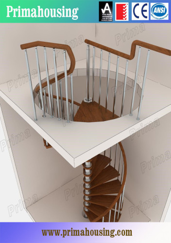 Wooden Spiral Staircase (PR-S46)