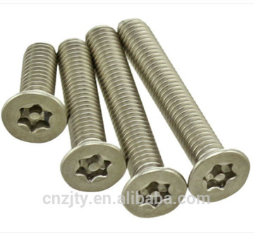 Countersunk head torx socket drive machine screws bolts in China