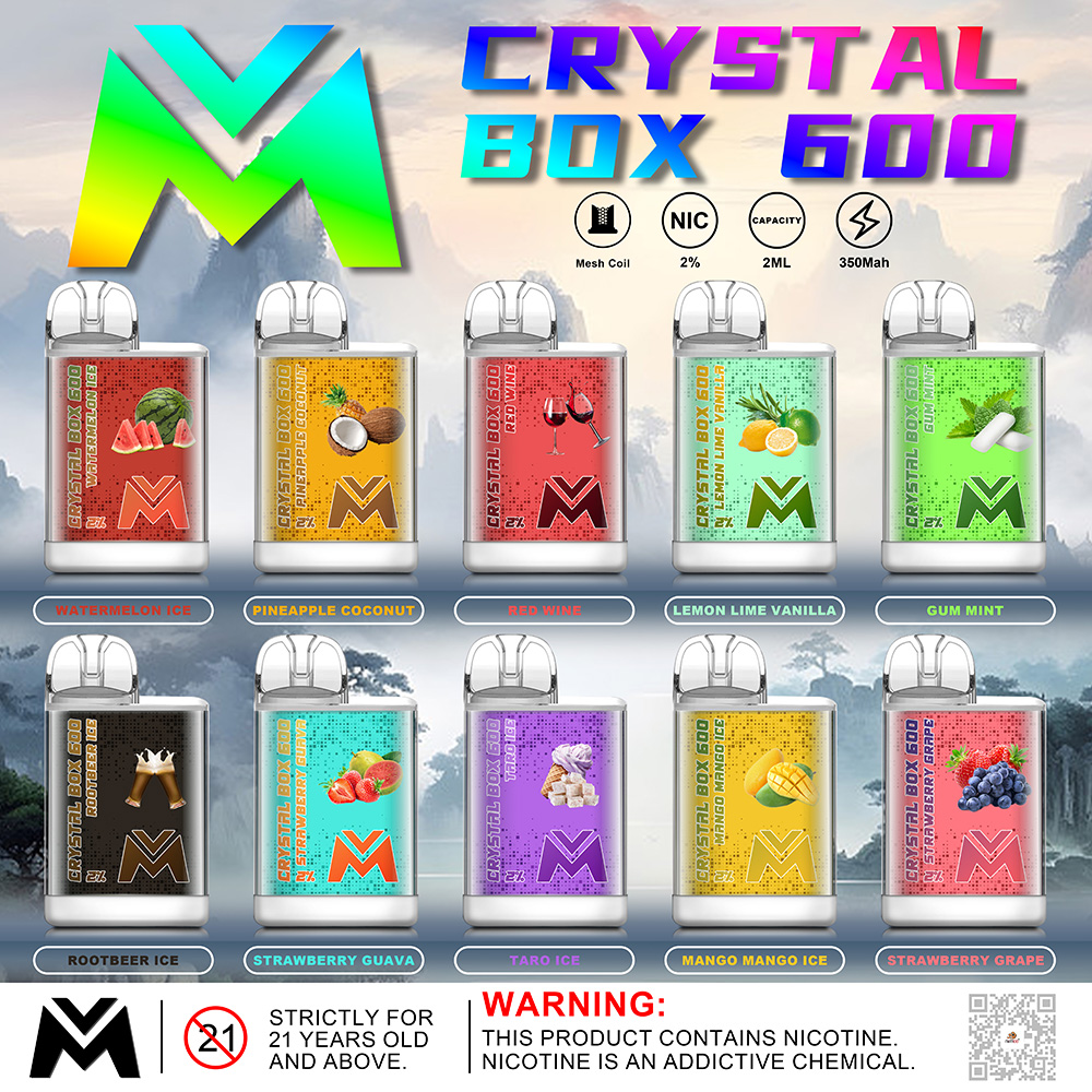 Crystal Box 600 Puffs