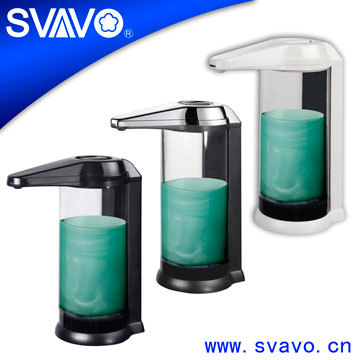 Chrome & Clarity Color Touchless Sensor Soap Dispenser V-470