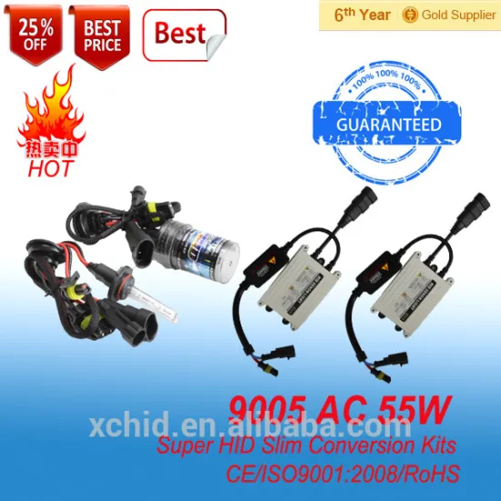 55W/AC/12V HID xenon light kit 9005
