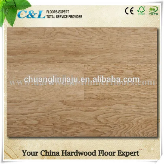 Anti-scratch indoor use oak wood flooring for sale