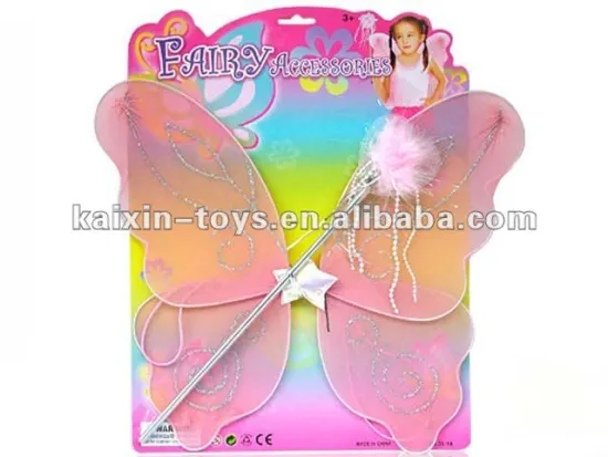EN71 approval Fairy Dress-up Butterfly and princess wands