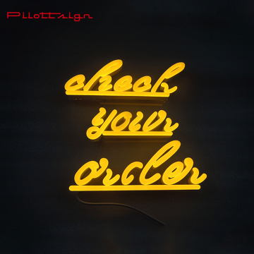 outdoor acrylic logo sign custom 3D neon letters