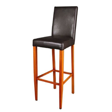 Upholstered Wooden Barstool