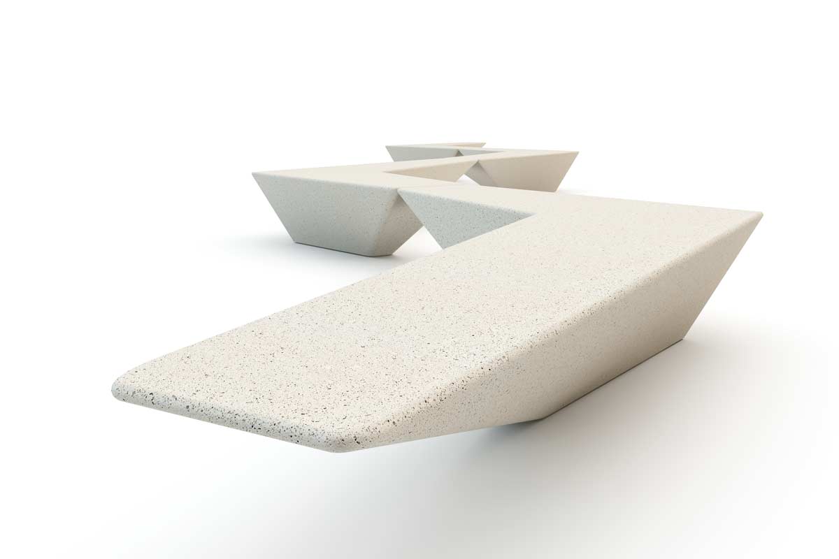 Pure Farb Minimalist Dart Form Betonstuhl