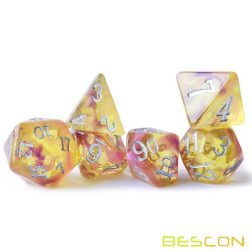 Nebula Dice RPG Set Available for Customized Order, Different Colors and Effects Available