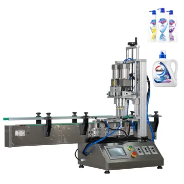 High Speed Automatic Pack Capper Sealer - Liquid Glass Bottle Capping Machine