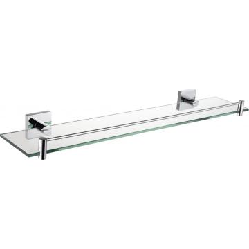 Wall Mount Bath Glass Shelf Polished Chrome Finish