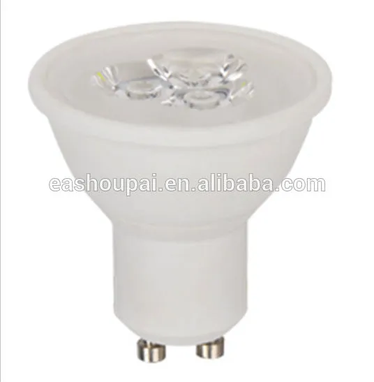 5 Watts Plastic reflector led spot lamps GU10 40 /120Beam Spread