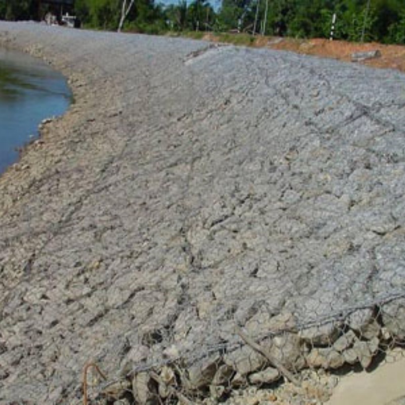 Gabion mattres projetado com design hexagonal robusto