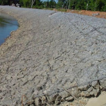 Gabion mattres projetado com design hexagonal robusto