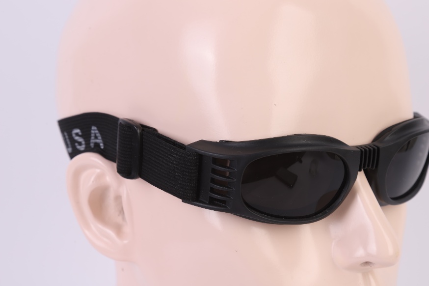 Collapsible elastic band goggles