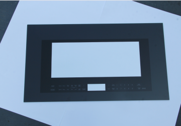 Black White Decorative Silk Screen Printed Toughened Glass