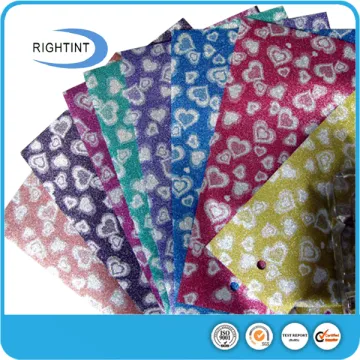 colored &decorative self adhesive glitter film
