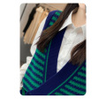 All-wool knitted waistcoat for women