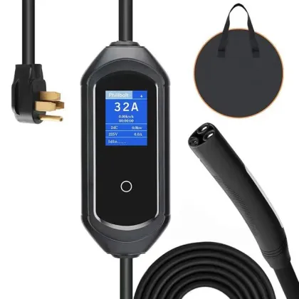 portable tesla plug ev charger