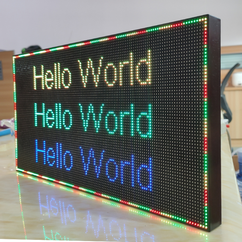 Word Display Christmas Banner LED Billboard Sign Rolling Subtitle Multi Show Phone WiFi Control