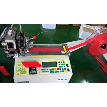 Automatic Bevel Ribbon Cutter Machine Hot Knife